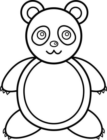 421x550 Panda Bear Outline China Panda, Bears And Clip Art