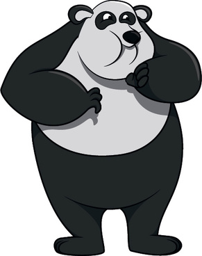 291x368 Panda Bear Free Vector Download (591 Free Vector) For Commercial