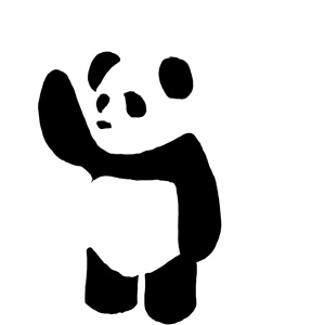 300x300 Panda Vector By On @