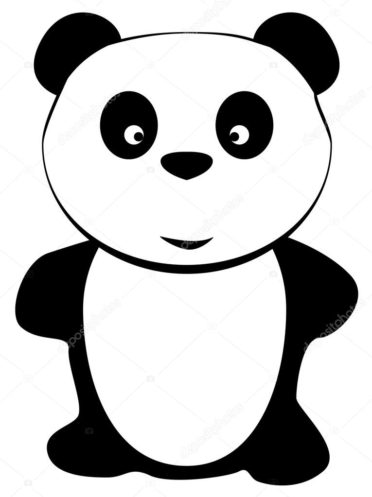 765x1023 Cartoon Cute Panda Bear Stock Vector Oxanka
