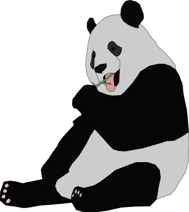 624x700 Panda Clipart Animated