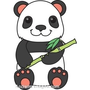 300x300 Clip Art Panda