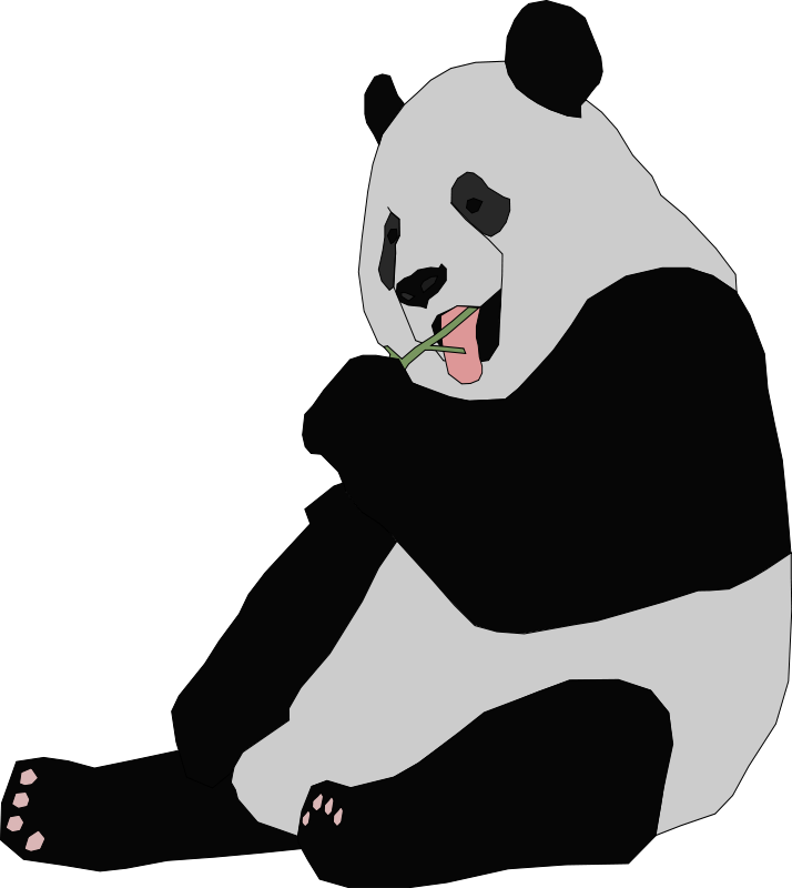 714x800 Panda Clip Art
