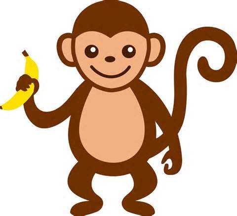 480x436 Baby Monkey Face Clip Art Clipart Panda