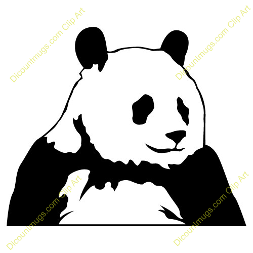 500x500 Panda Clipart Panda Head