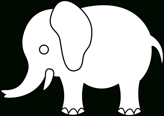 550x390 Elephant Clipart Outline Letters Example