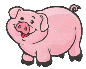 300x240 Clipart Pig