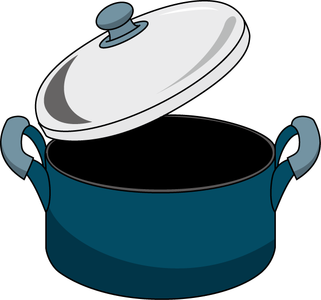 633x590 Colouful Clipart Pots And Pans