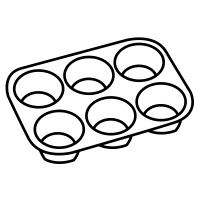 200x200 Muffin Tin Cliparts