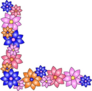 300x299 Flower Swag Clip Art