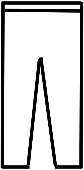 294x595 Long Pants Clip Art