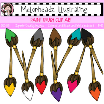 350x350 Melonheadz Paint Brush Clip Art