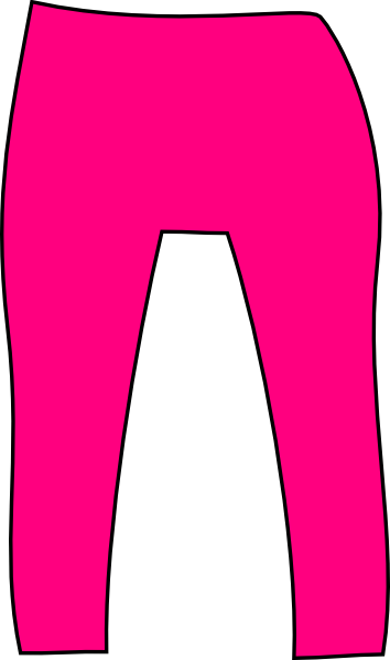354x599 Pink Pants Clip Art
