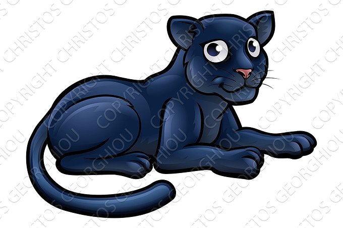 680x452 Panther Clipart Friendly