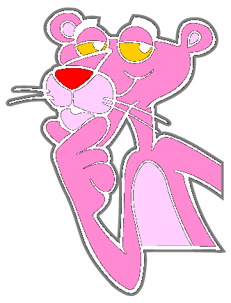 332x436 Pink Panther Clipart