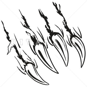 361x361 Panther Claws Clipart