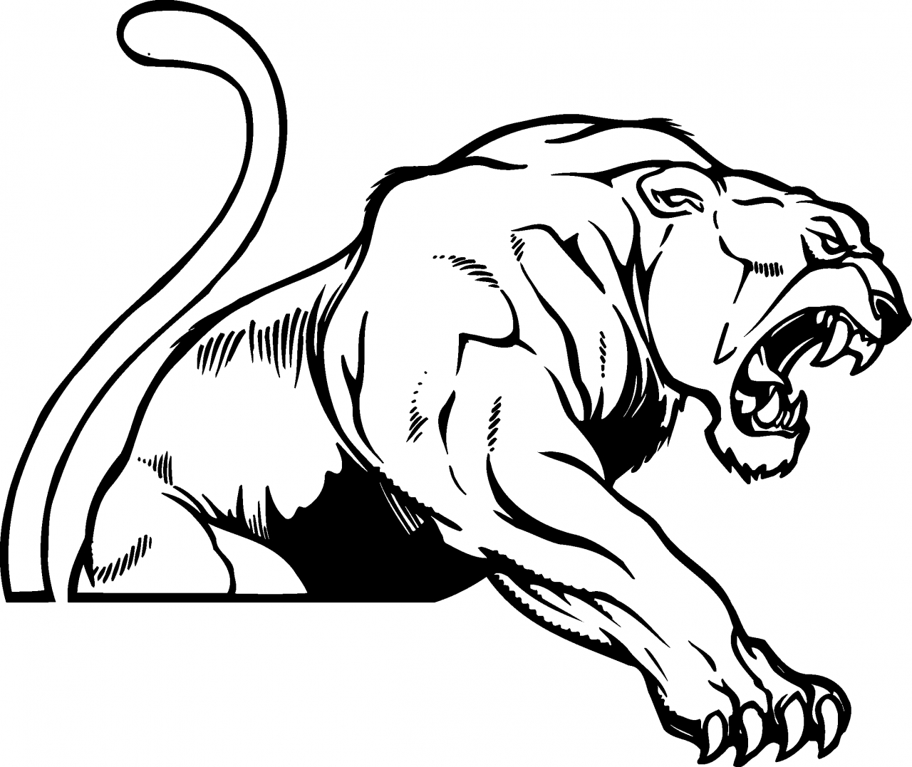 1280x1077 Top 81 Panther Clipart