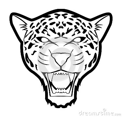 400x382 Panther Clipart Jaguar Head