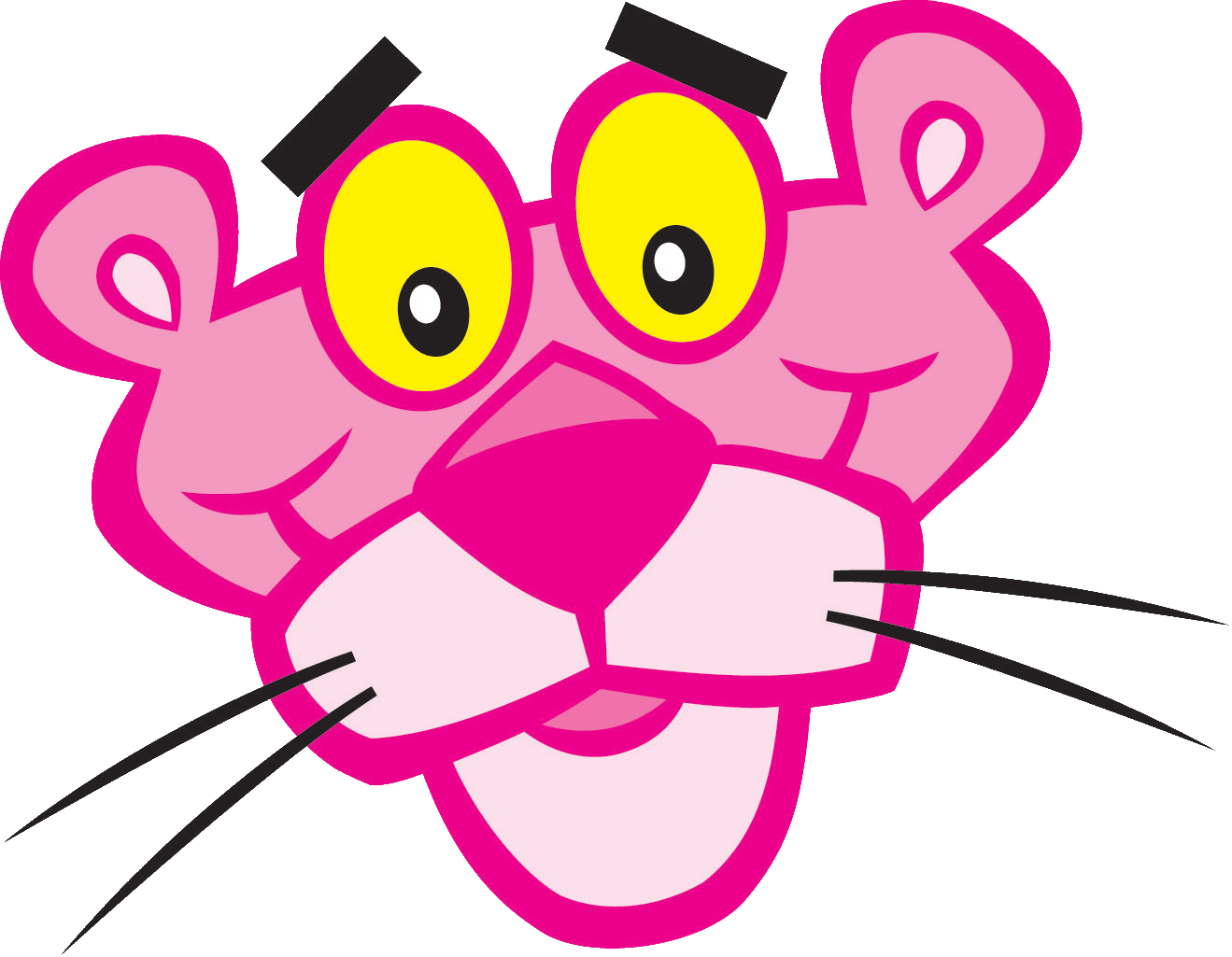 1319x1025 Pink Panther Head Clipart