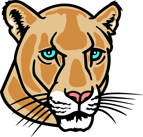 600x577 Panther Clipart Outline