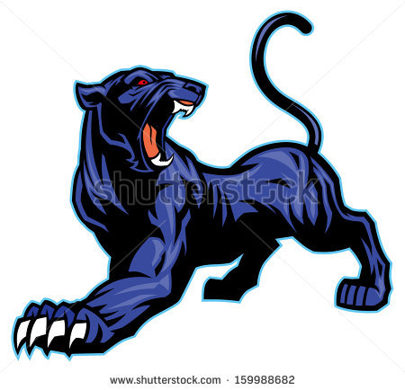 450x434 Black Panther Clipart Leopard Head