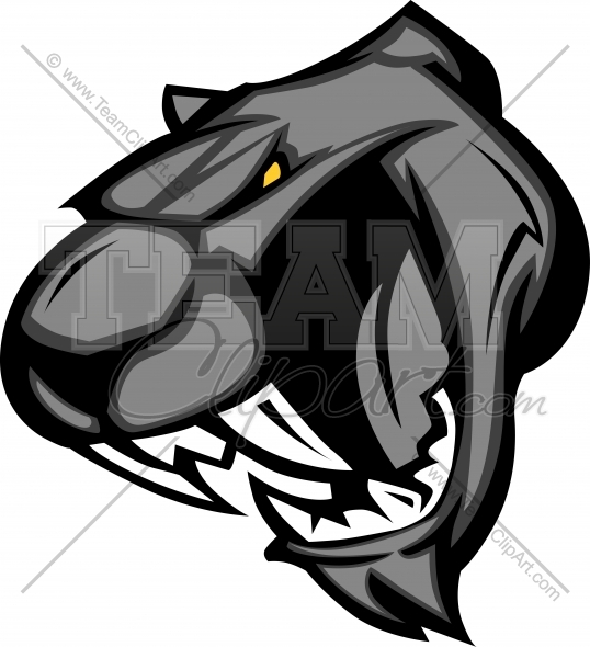 538x590 Panther Logo Clipart Image. Easy To Edit Vector Format.