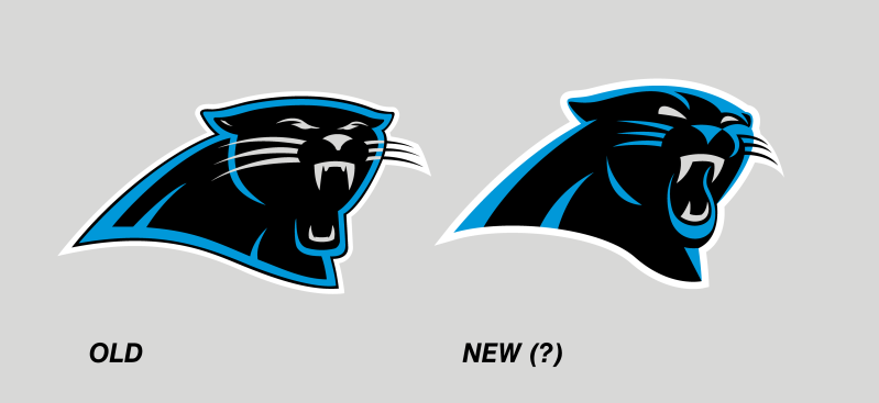 799x367 It's Football Time In Charlotte The New Panthers Logo