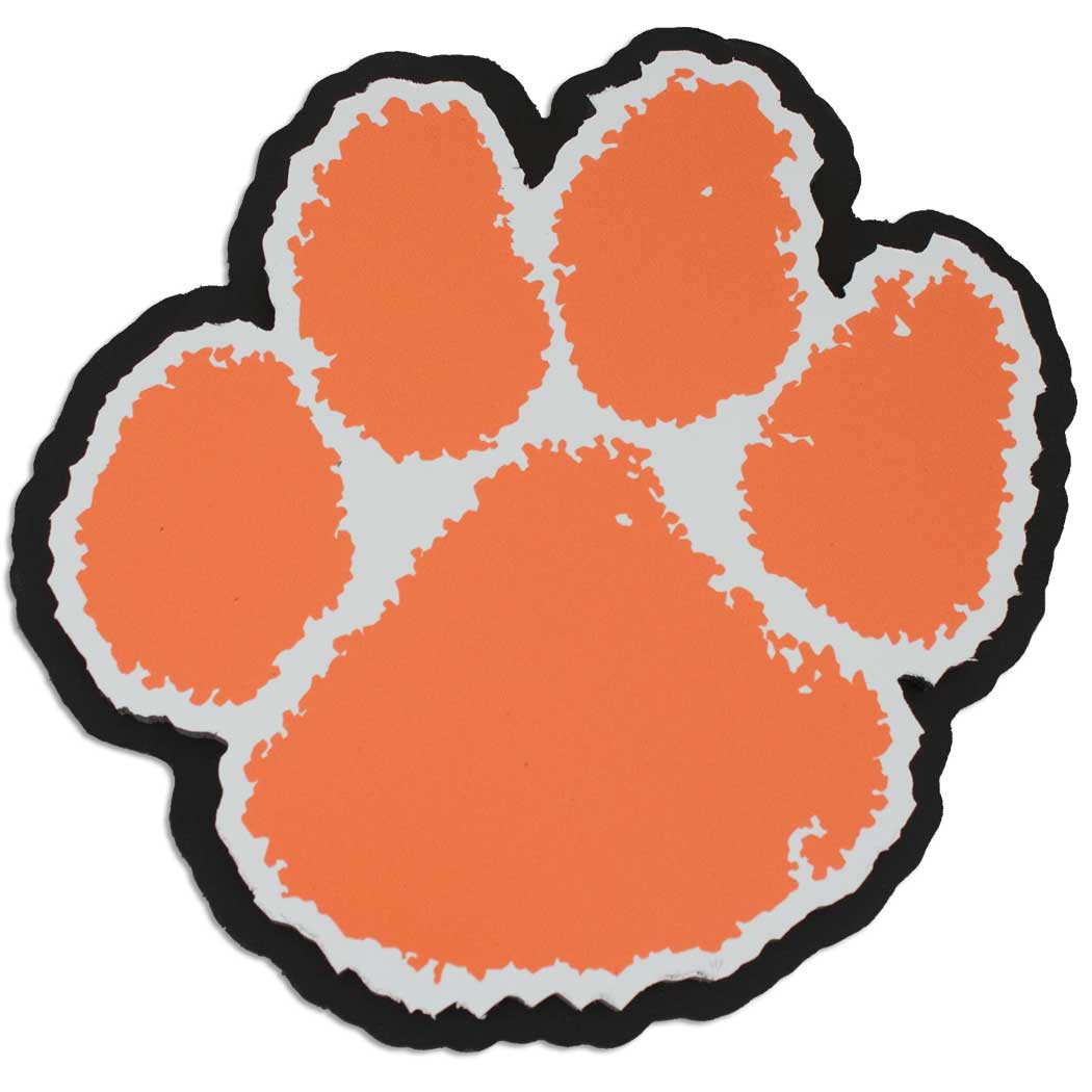 1050x1050 Paw Clipart Clemson