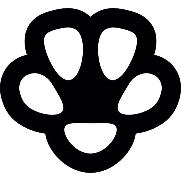 626x626 Paw Print Outline Icons Free Download