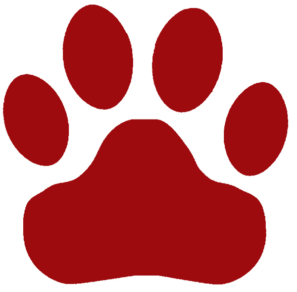 600x589 Red Panther Paw Logo Related Keywords Amp Suggestions, Long Tail