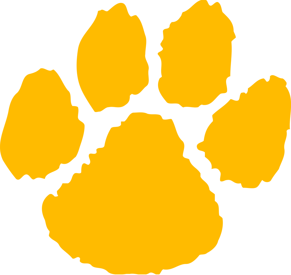 1000x945 Wildcat Clipart Panther Paw