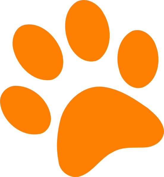 552x596 Dog Paw Print Clip Art Free Clipart Image