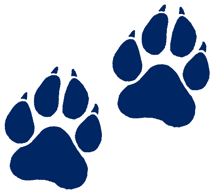 441x400 Wildcat Paw Print Clip Art
