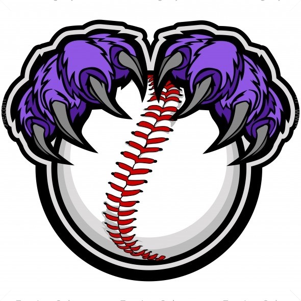 590x590 Cartoon Baseball Panther