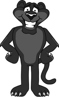 197x322 Free Panther Clipart