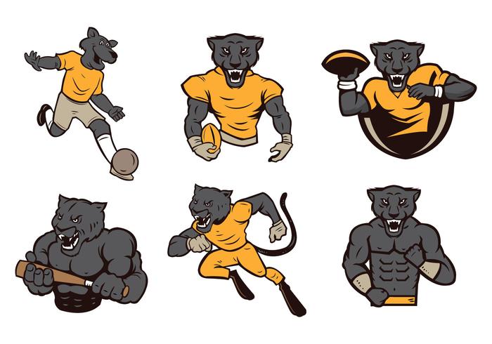 700x490 Free Panthers Mascot Vector