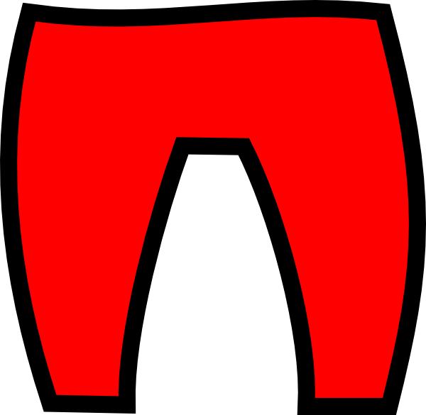 600x585 Elf Pants Clip Art