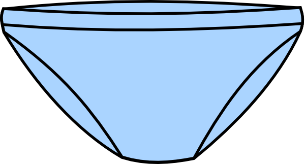 600x323 Light Blue Undies Clip Art