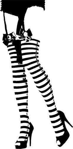 247x500 Womens Stockings Panty Hose Png Clip Art Clipart Digital Graphics