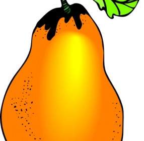 286x280 Green Pear Clip Art Vector Clip Art Free Vector Free Download