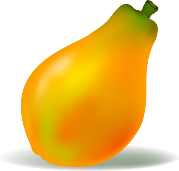 600x576 Orange Clipart Papaya
