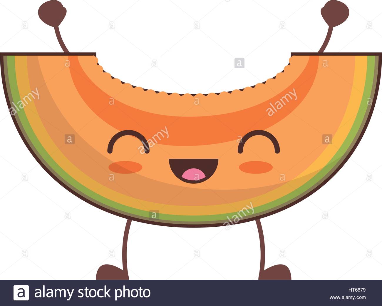 1300x1041 Kawaii Papaya Fruit Image Stock Vector Art Amp Illustration, Vector