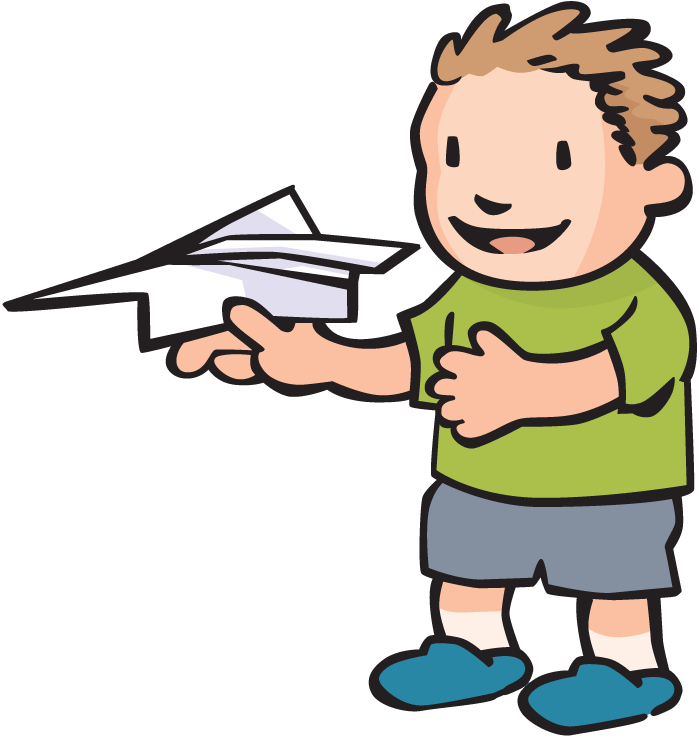 700x738 Flying Paper Airplane Clipart