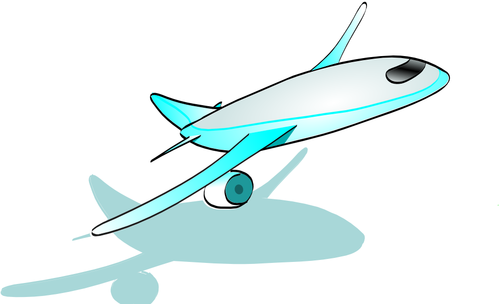1000x607 Paper Airplane Clip Art