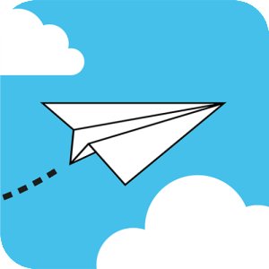 300x300 Paper Airplane Clipart 2008522