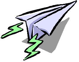 267x208 Paper Airplane Clipart 2008524