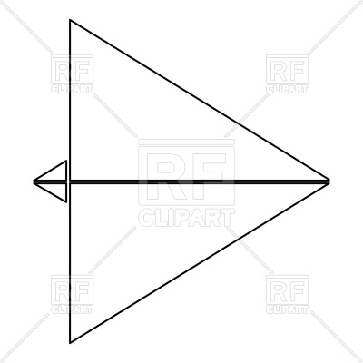 400x400 Paper Airplane