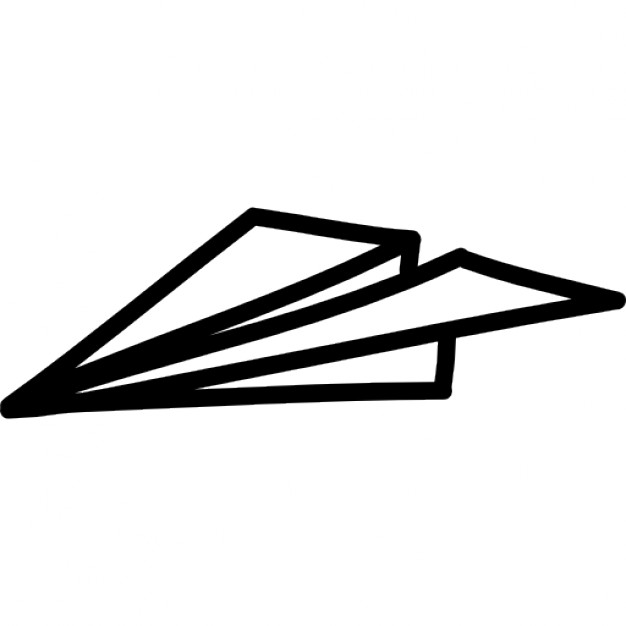 626x626 Paper Plane Hand Drawn Outline Icons Free Download