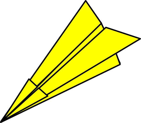 600x524 Best Paper Airplane Clipart