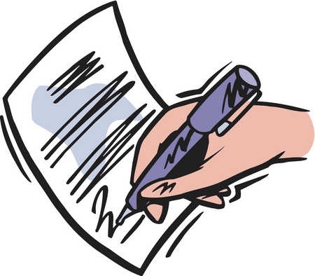 450x394 Pen Writing On Paper Clipart Letters Example